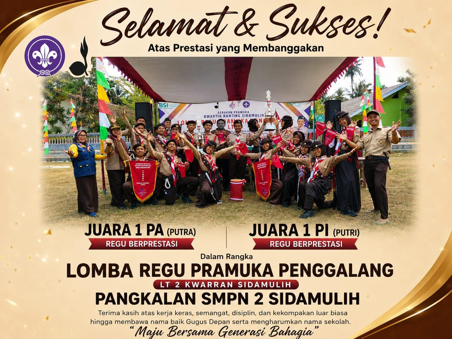 LOMBA REGU PRAMUKA PENGGALANG 